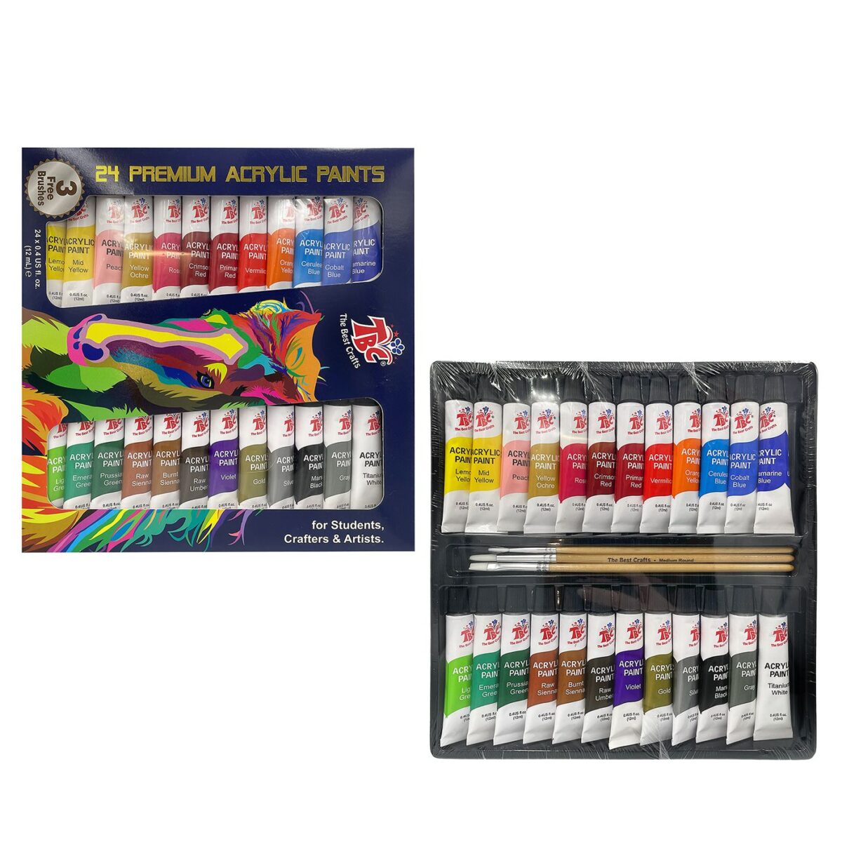 Τέμπερες σωληνάρια σετ=24x12ml Justnote 80851-ΣΕΤ(1) - Image 1