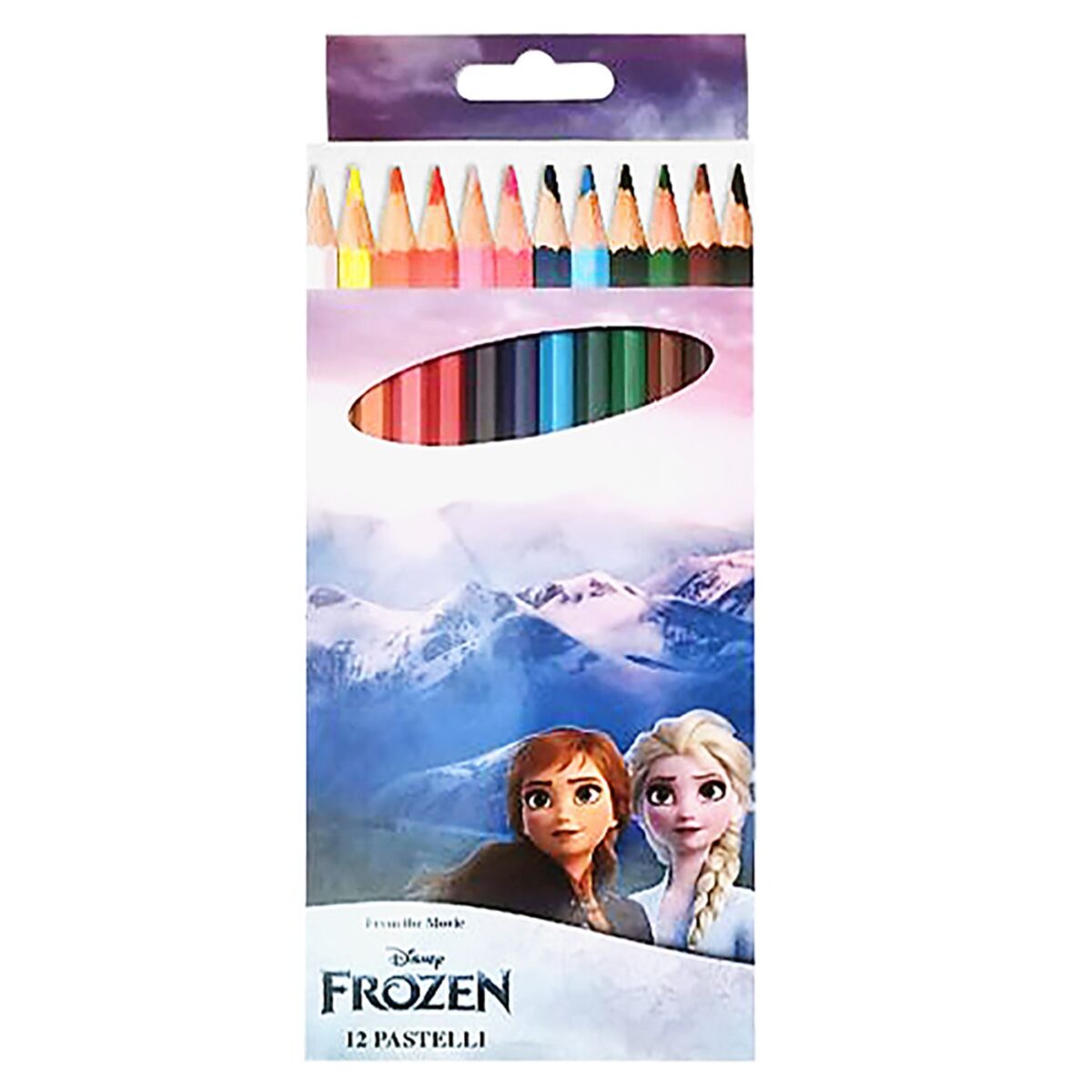 ΞΥΛΟΜΠΟΓΙΕΣ ΣΕΤ=12 ΧΡΩΜΑΤΑ FROZEN  Disney-ΣΕΤ(1) - Image 1