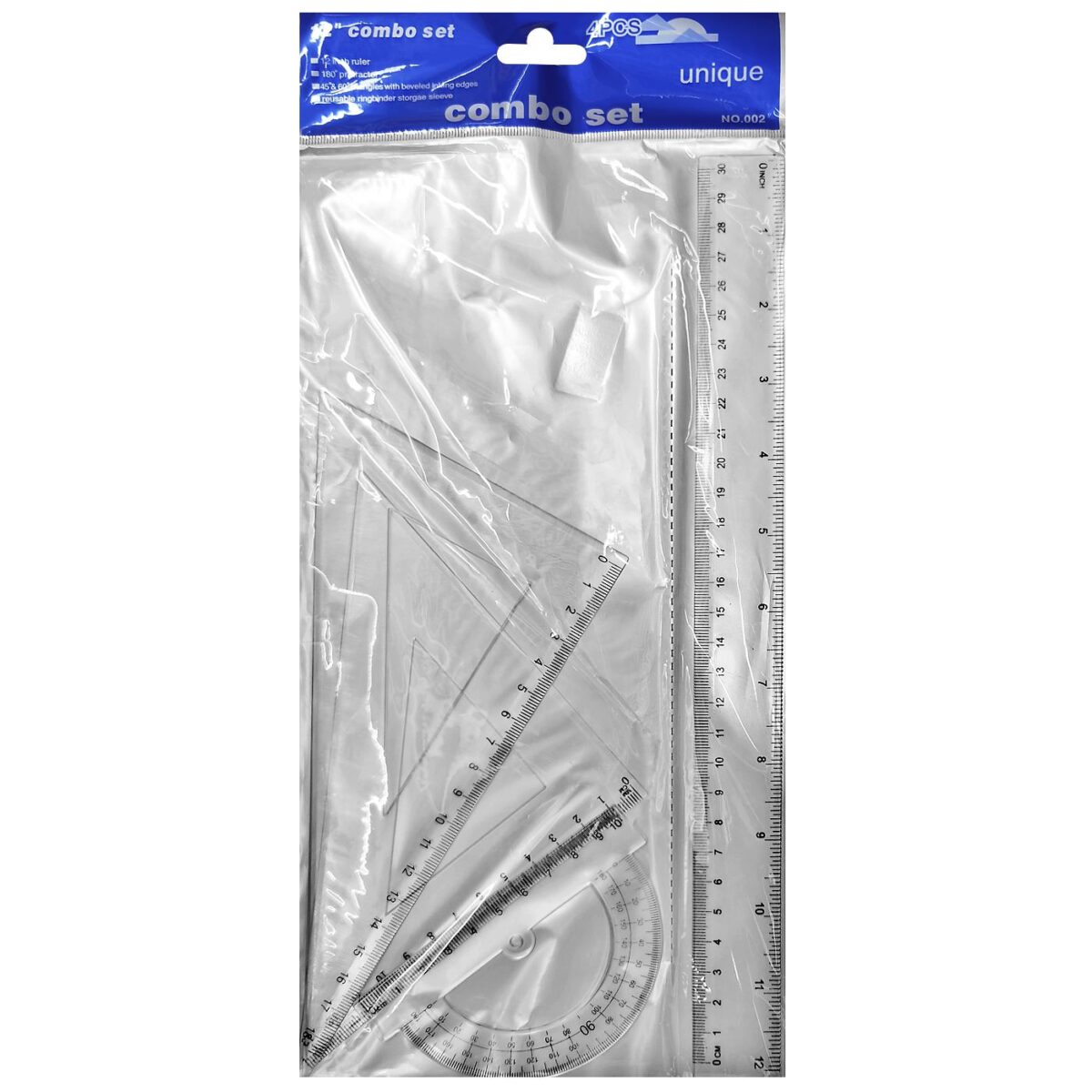 ΓΕΩΜΕΤΡΙΚΑ ΣΧΗΜΑΤΑ ΣΕΤ=4ΤΕΜ 30cm Justnote 8147-ΣΕΤ(1) - Image 1