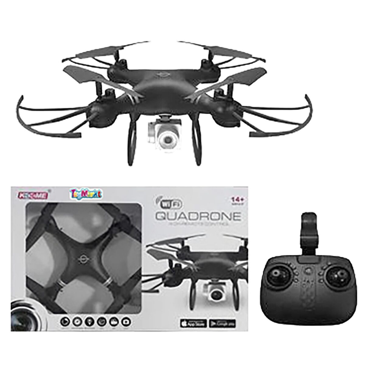Drone 27x27x11cm με Κάμερα 300.0 Pixels 38x24x8cm ToyMarkt 88719-ΤΕΜ(1) - Image 2