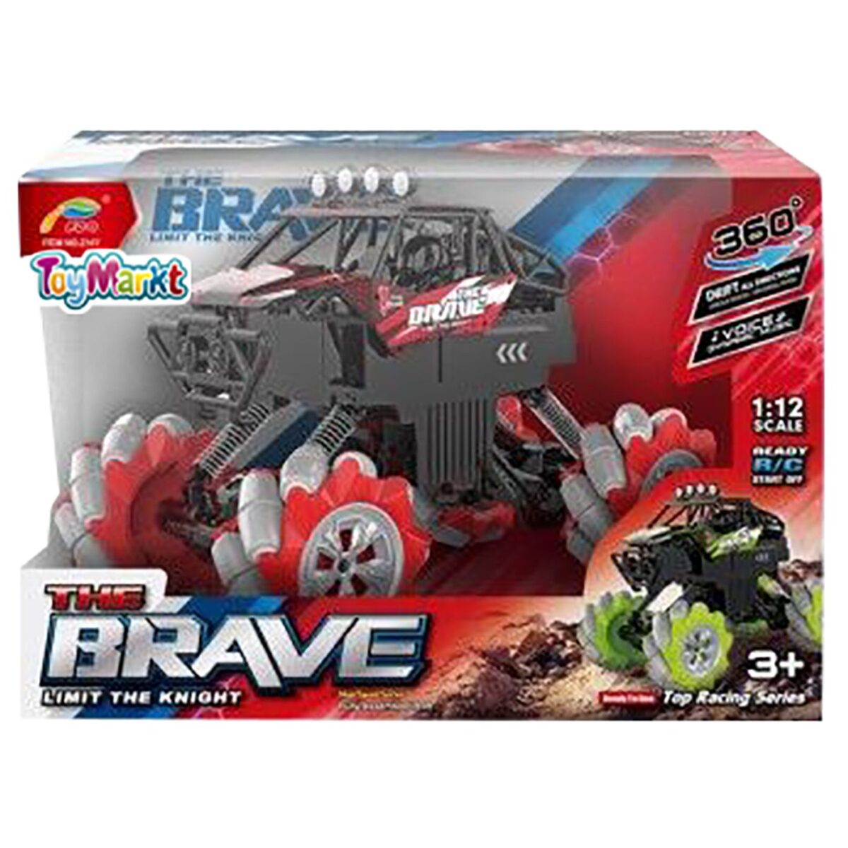 ΤΗΛΕΚΑΤΕΥΘΥΝΟΜΕΝΟ ΟΧΗΜΑ BRAVE ME USB & ΕΠΑΝΑΦΟΡΤΙΖΟΜΕΝΗ 37x25x21cm ToyMarkt 88733-ΤΕΜ(1) - Image 2