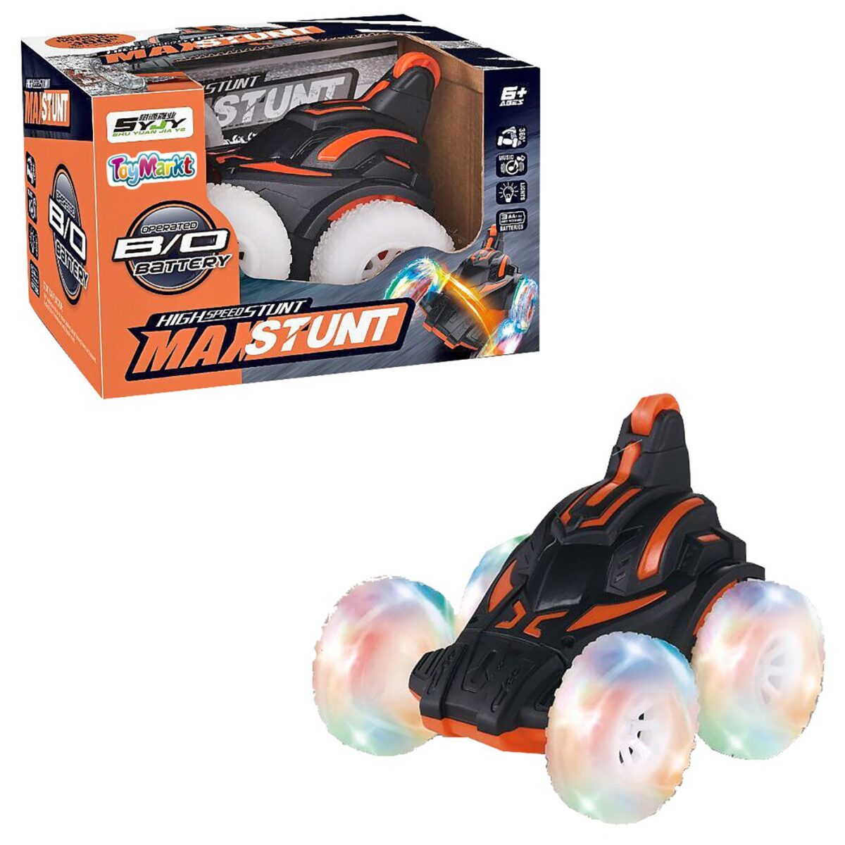 Όχημα High Speed Stunt me φως 18x12x14cm ToyMarkt 88773-ΤΕΜ(1) - Image 2