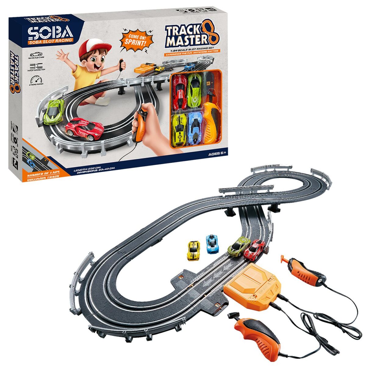 Αυτοκινητόδρομος track master 232cm 48x33x5cm ToyMarkt 88864-ΤΕΜ(1) - Image 1