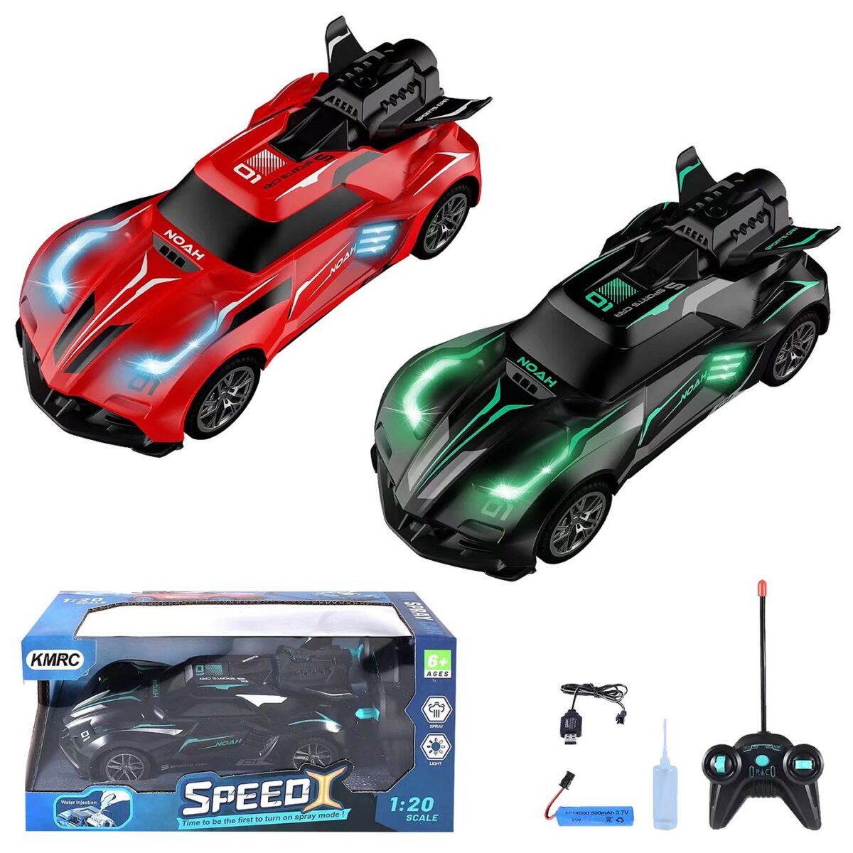 Τηλεκατευθυνόμενο Speed Spray Car 25x11x12cm ToyMarkt 88876-ΤΕΜ(1) - Image 1