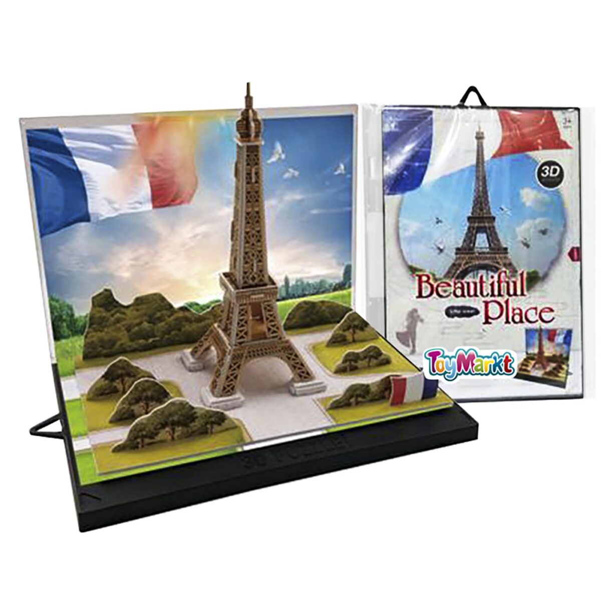 ΜΙΚΡΟ ΠΑΖΛ 3D ΠΥΡΓΟΣ ΑΙΦΕΛ 23 ΤΕΜ 16x23cm ToyMarkt 891561-ΤΕΜ(1) - Image 1