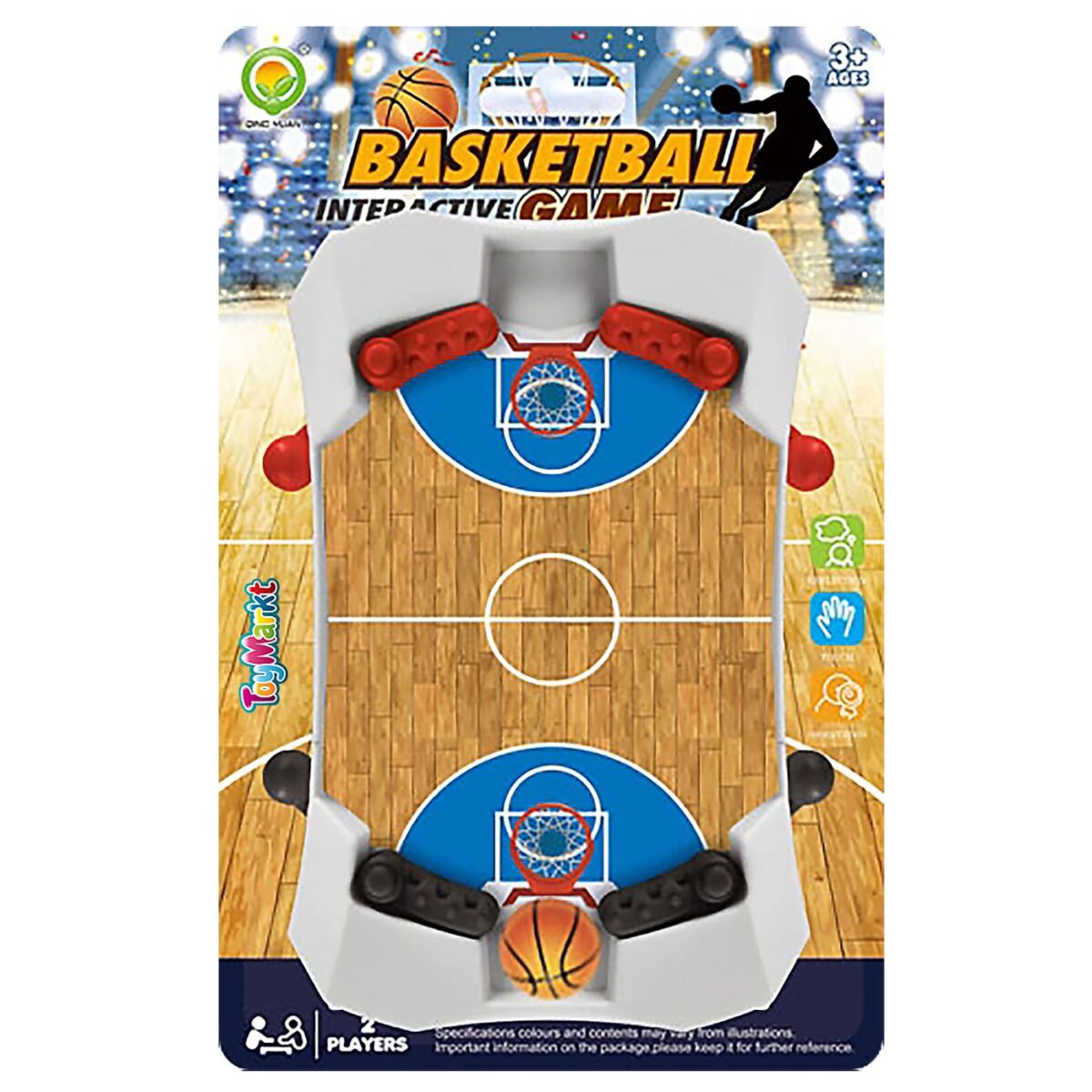 ΜΙΝΙ ΜΠΑΣΚΕΤΑΚΙ INERACTIVE 16x25x2cm ToyMarkt 891837-ΤΕΜ(1) - Image 2