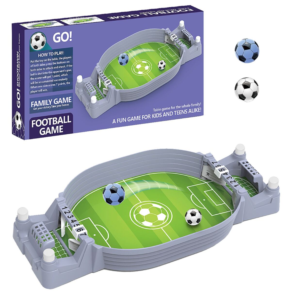 Ποδοσφαιράκι go ! family game 26x13x4cm ToyMarkt 891874-ΤΕΜ(1) - Image 1