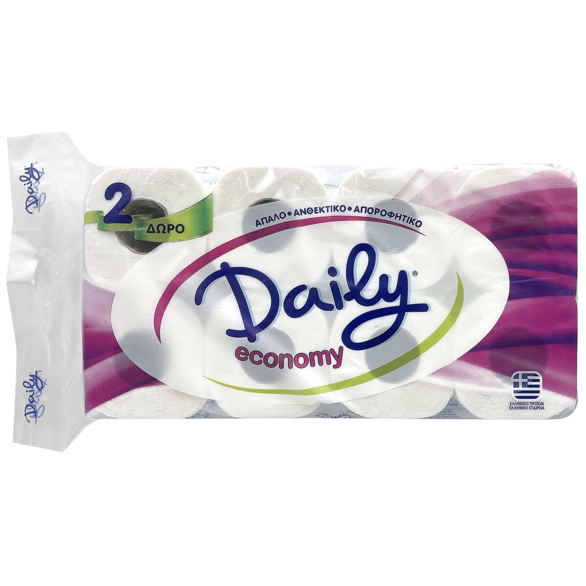 Χαρτί Υγείας Daily Soft 8τεμ Μήκος Ρολού:19,7m 65gr Daily-ΠΑΚ(9) - Image 1