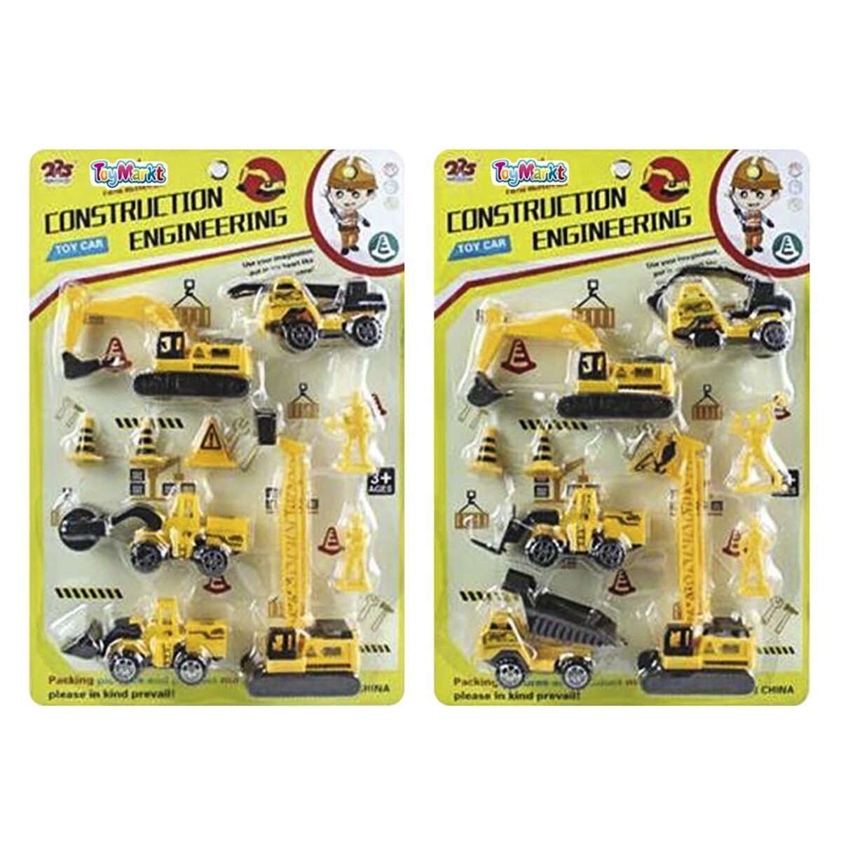 Οχήματα Pull Back Δομικά σε Καρτέλα 26x38cm ToyMarkt 901966-ΤΕΜ(1) - Image 1