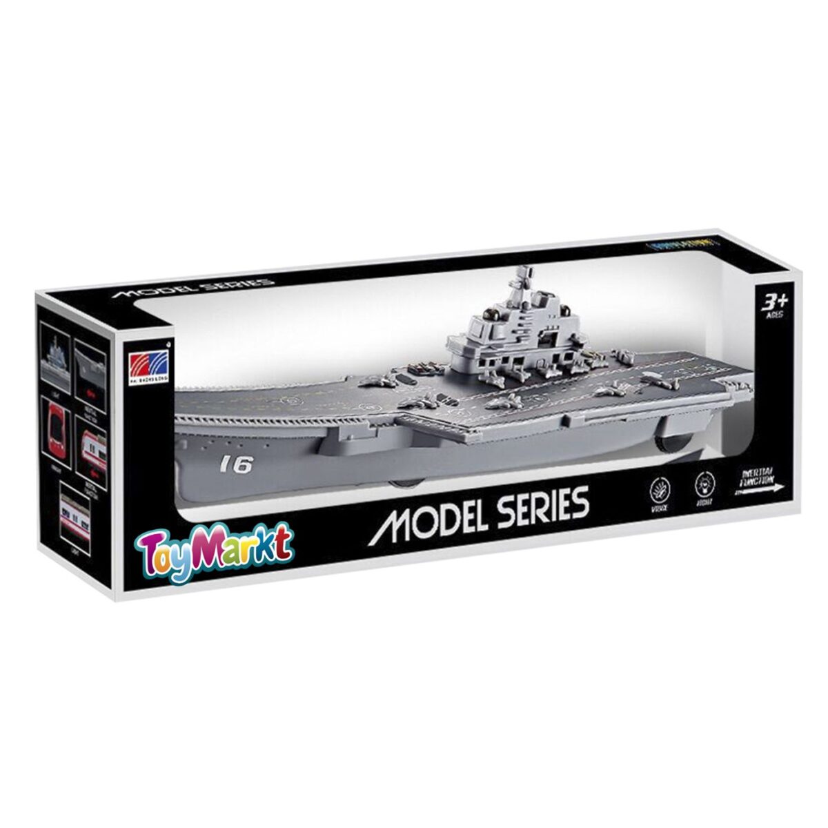 ΑΕΡΟΠΛΑΝΟΦΟΡΟ ΦΡΙΞΙΟΝ ΜΕ ΦΩΣ & ΗΧΟ 32cm ToyMarkt 902079-ΤΕΜ(1) - Image 1