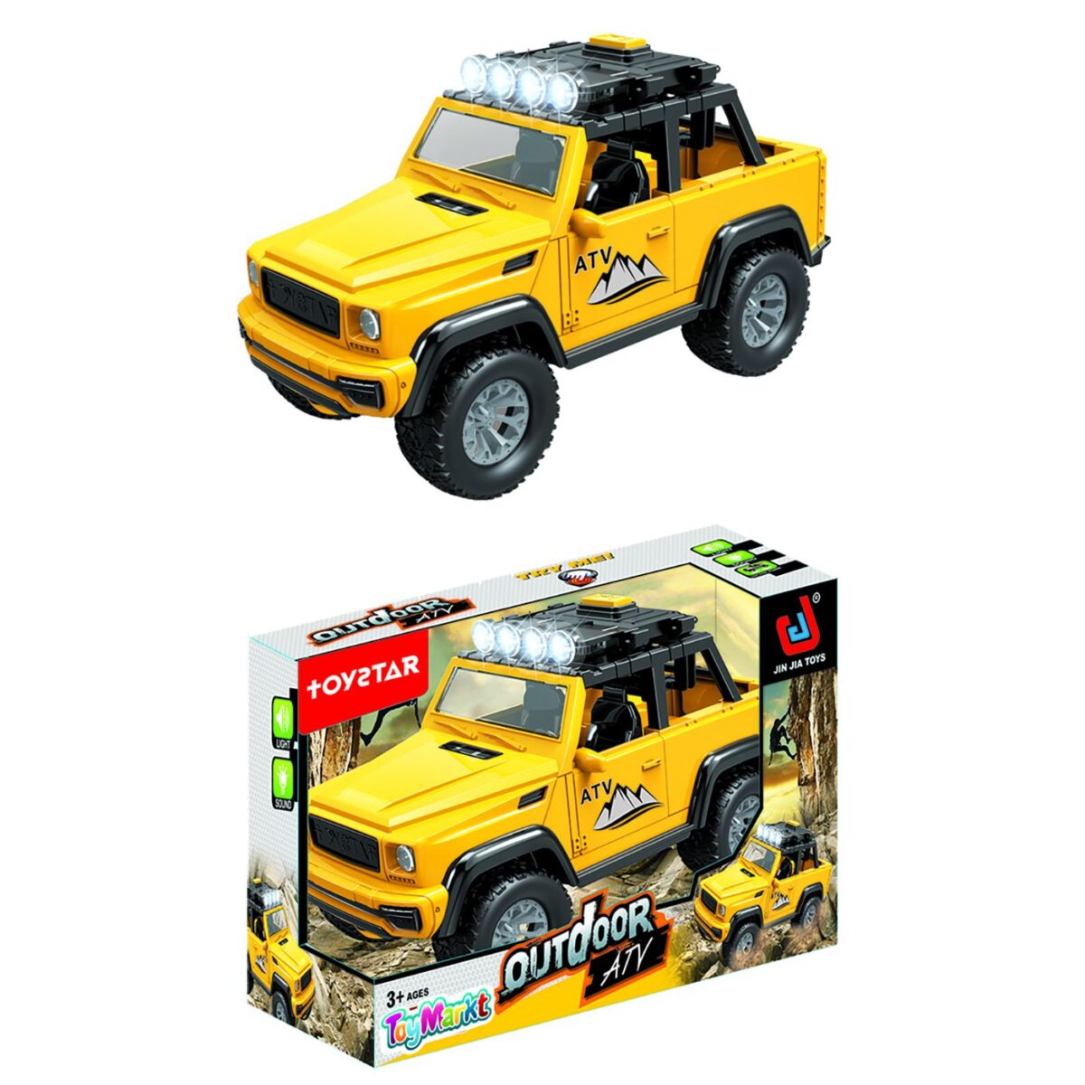 ΤΖΙΠΑΚΙ FRICTION ΜΕ ΦΩΤΑ & ΗΧΟΥΣ ΣΕ ΑΝΟΙΧΤΟ ΚΟΥΤΙ 27cm ToyMarkt 902169-ΤΕΜ(1) - Image 1