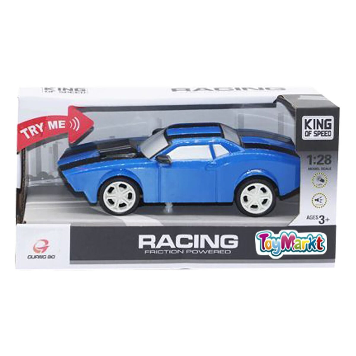Αυτοκίνητο racing friction με φως + ήχο 22x11x9cm ToyMarkt 902239-ΤΕΜ(1) - Image 2