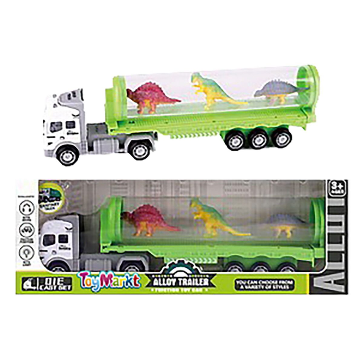 ΜΕΤΑΛΛΙΚΗ ΝΤΑΛΙΚΑ FRICTION & ΔΕΙΝΟΣΑΥΡΟΙ 30x11x5cm ToyMarkt 902270-ΤΕΜ(1) - Image 2