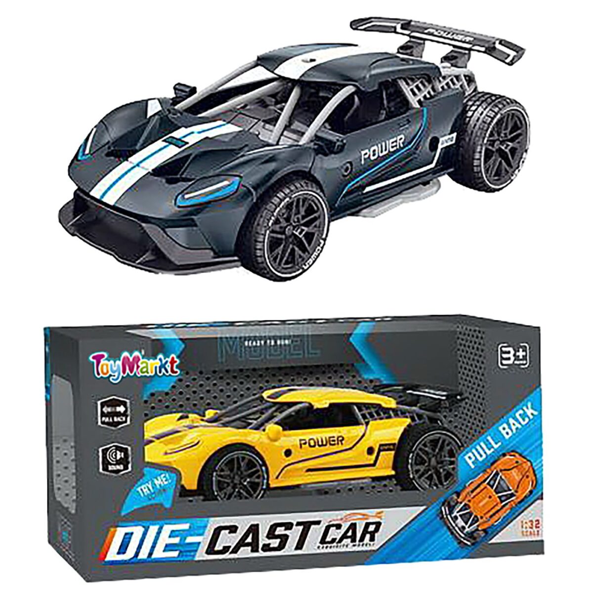 ¨Οχημα die Cast Pull Back με ηχο 19x10x10cm ToyMarkt 902272-ΤΕΜ(1) - Image 1