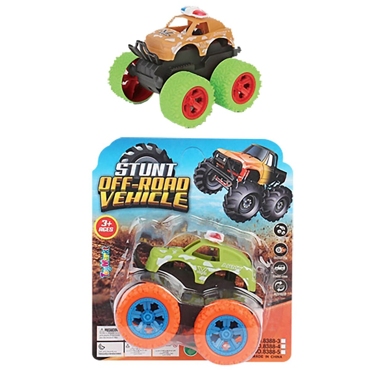 OXHMA 8cm FRICTION STUNT OFF ROAD ΣΕ ΜΠΛΙΣΤΕΡ 12x19x8cm ToyMarkt 902291-ΤΕΜ(1) - Image 2