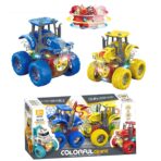 Σετ 2 Τρακτέρ Friction με Φώτα 24x12x10cm ToyMarkt 902307-ΤΕΜ(1) - Image 2