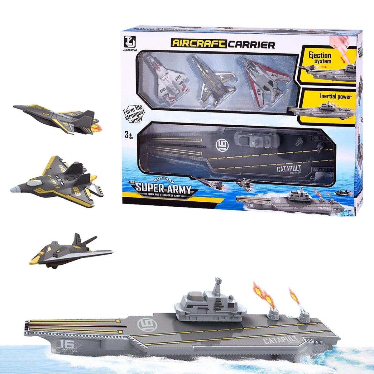 Αεροπλανοφόρο friction 29x22x7cm ToyMarkt 902366-ΤΕΜ(1) - Image 1