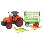 Τρακτέρ Friction με Ρυμούλκα 31x12x11cm ToyMarkt 902370-ΤΕΜ(1) - Image 2