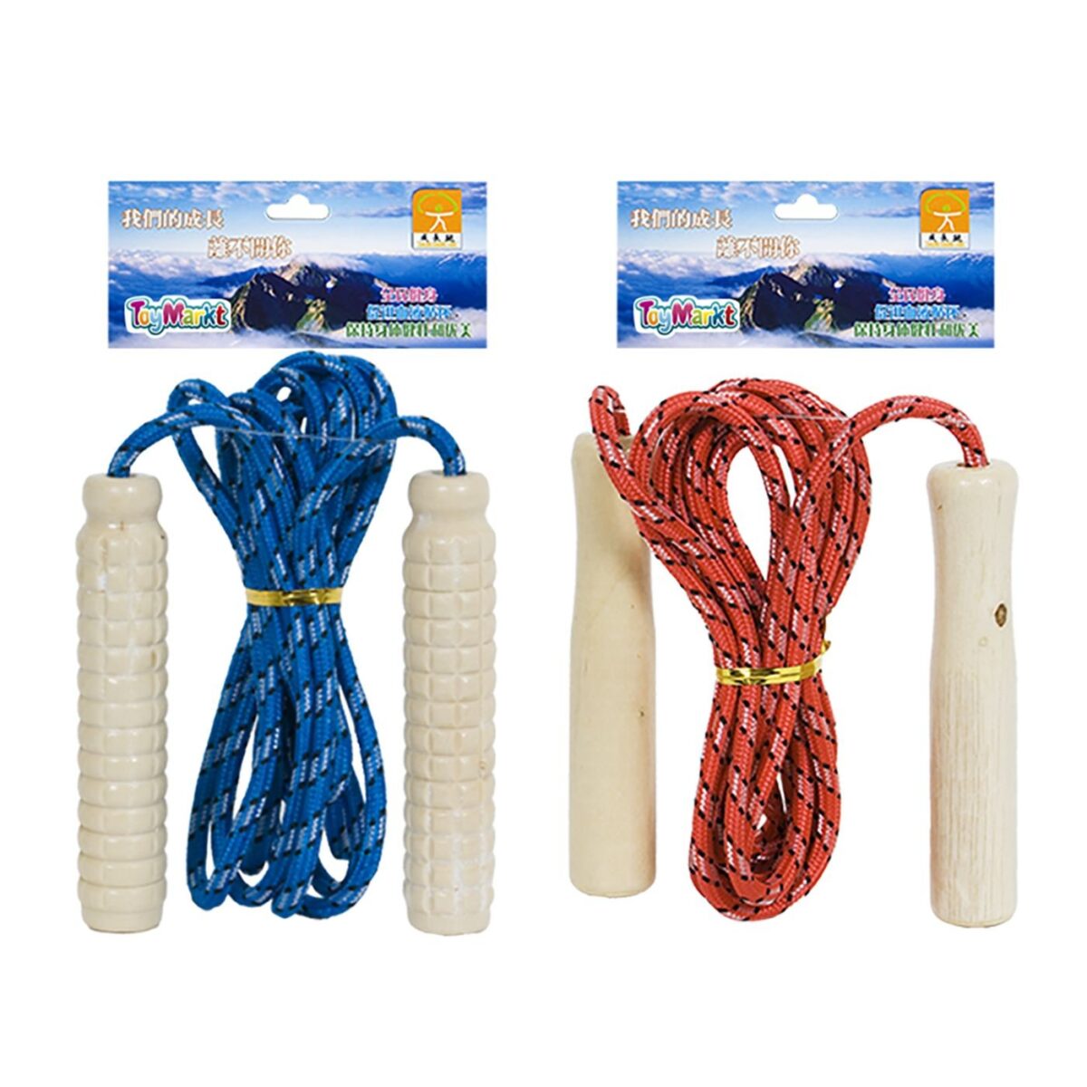 ΣΧΟΙΝΑΚΙ ΠΑΙΔΙΚΟ (SKIPPING ROPE) ΞΥΛΙΝΟ 2,6m ToyMarkt 911153-ΤΕΜ(1) - Image 1