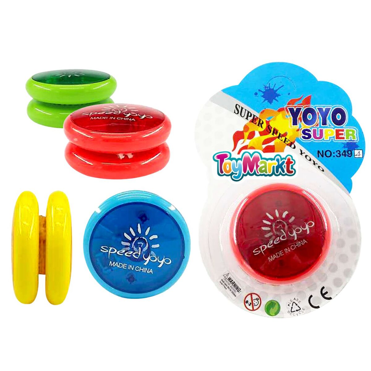 Yoyo (γιογιό) speed με φως σε καρτέλα 12x17cm ToyMarkt 913321-ΤΕΜ(1) - Image 1