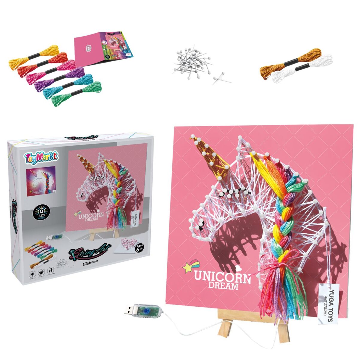 ΣΕΤ ΧΕΙΡΟΤΕΧΝΙΑΣ ΜΟΝΟΚΕΡΟΣ 2in1 ΜΕ ΦΩΣ & USB 20x20x3cm ToyMarkt 913322-ΤΕΜ(1) - Image 1