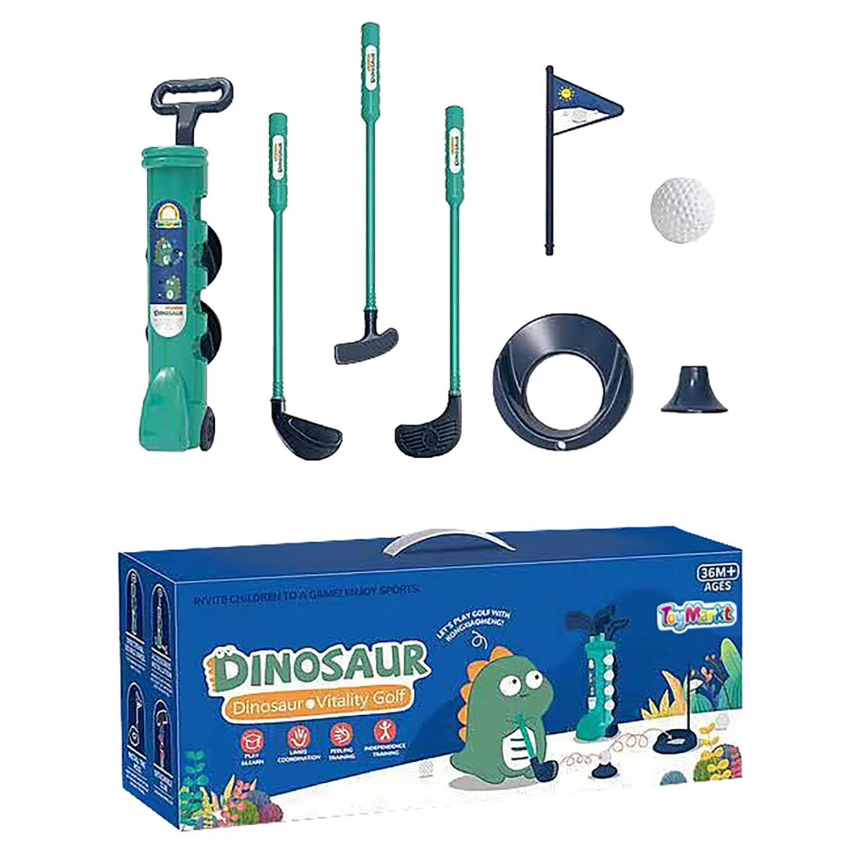 ΣΕΤ GOLF ΣΕ ΚΟΥΤΙ 41x16x12cm ToyMarkt 913349-ΤΕΜ(1) - Image 2