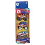 Σετ 3 μίνι αγροτικά μεγάλες ρόδες die cast metal free wheels 9x25x6cm ToyMarkt 913362-ΤΕΜ(1) - Image 2