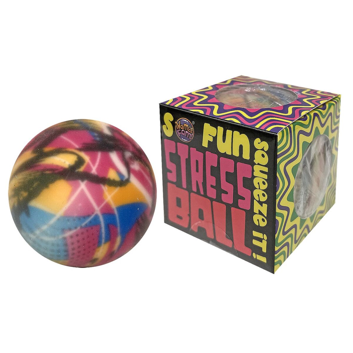 STRESS BALL ΣΕ ΚΟΥΤΑΚΙ 6.5x6.5x6.5cm ToyMarkt 913393-ΤΕΜ(1) - Image 2