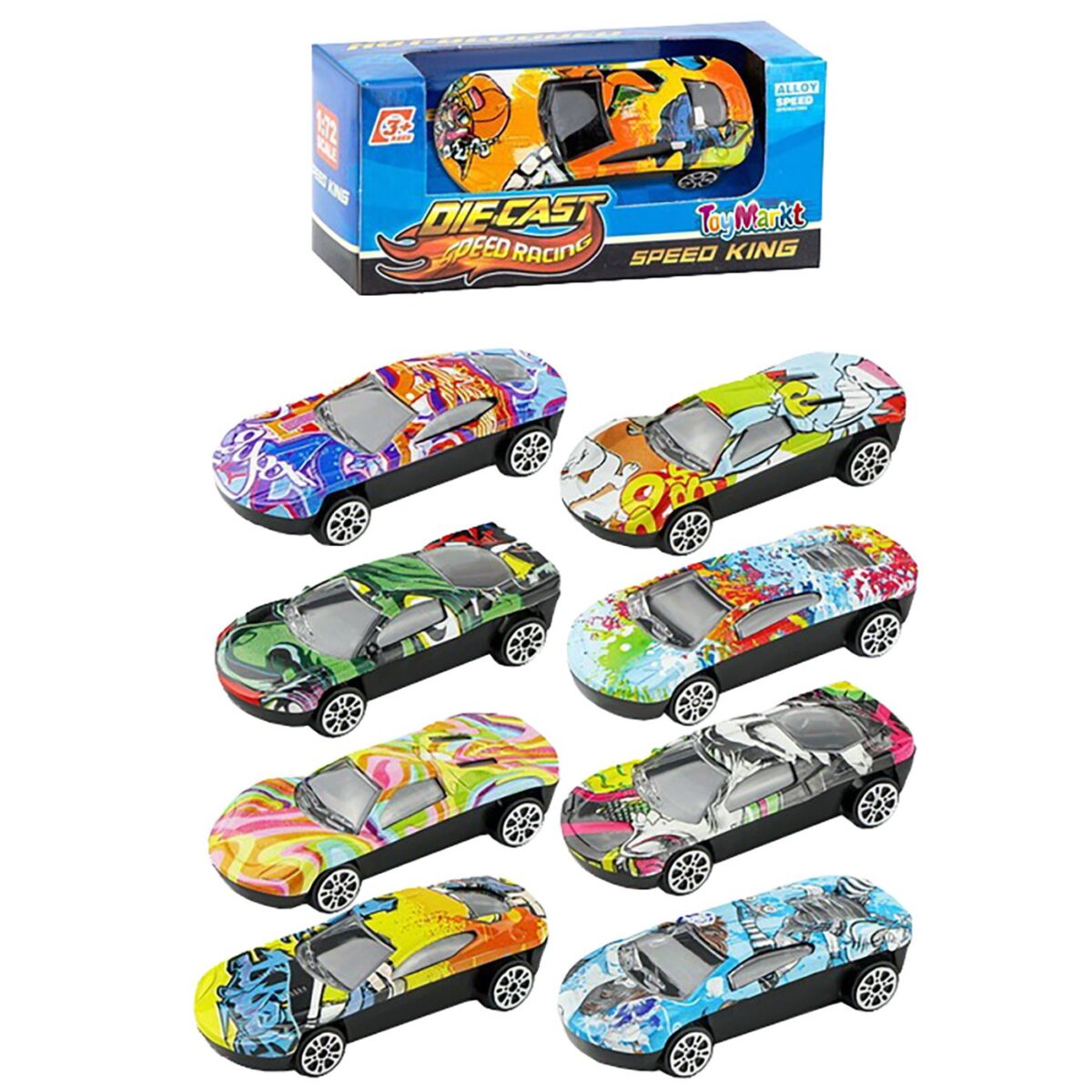 ΑΥΤΟΚΙΝΗΤΑΚΙ DIE CAST FREE WHEELS ΠΟΛΥΧΡΩΜΟ 9x4x3.5cm ToyMarkt 913396-ΤΕΜ(1) - Image 1