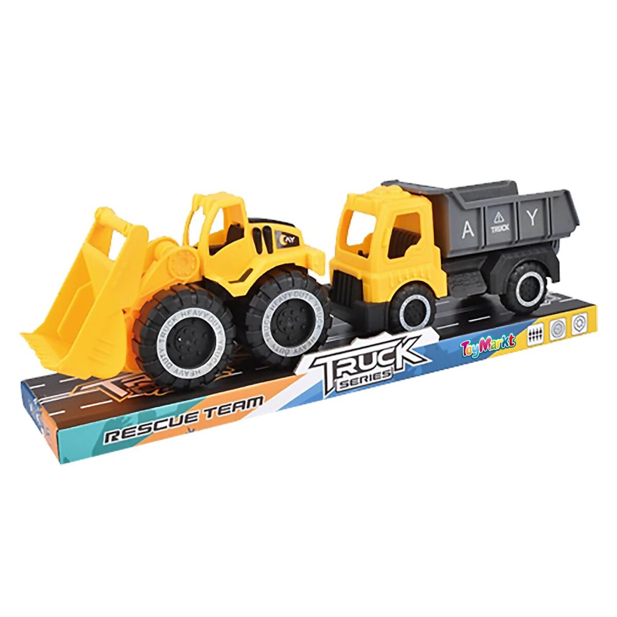 ΣΕΤ 2 ΔΟΜΙΚΑ ΟΧΗΜΑΤΑ FREE WHEELS 33x11x8cm ToyMarkt 913423-ΤΕΜ(1) - Image 1