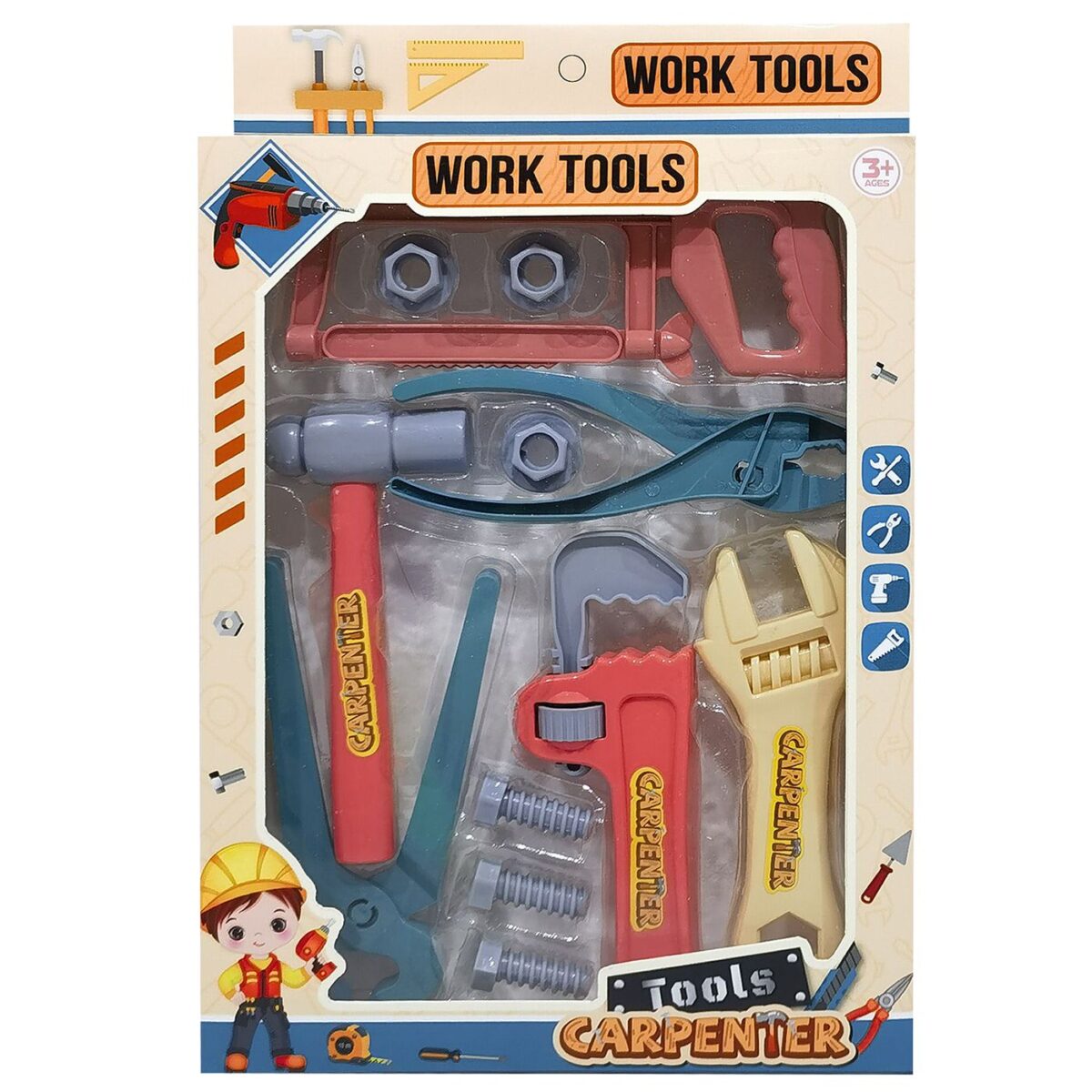 ΣΕΤ ΕΡΓΑΛΕΙΑ ΣΕ ΚΟΥΤΙ 20x31x3cm ToyMarkt 913456-ΤΕΜ(1) - Image 2