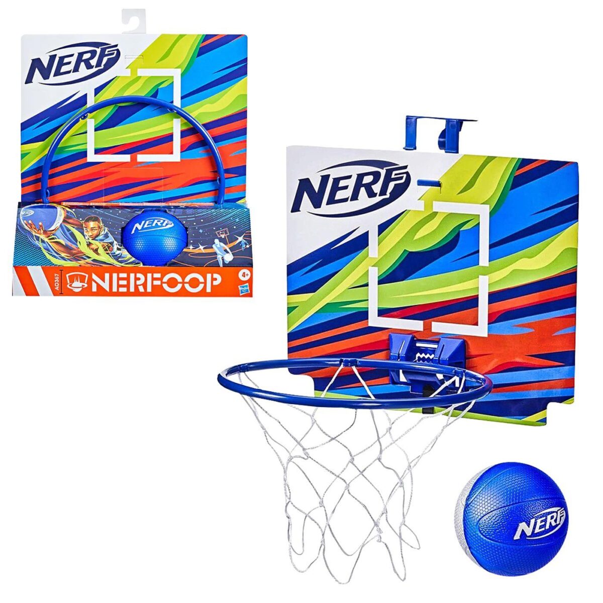 NERF SPORTS ΜΠΑΣΚΕΤΑ ΜΕ ΜΠΑΛΑ NERFOOP ΜΠΑΛΑ=Φ10cm ToyMarkt 913506-ΣΕΤ(1) - Image 1