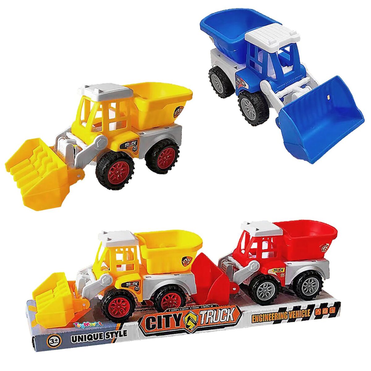 ΔΟΜΙΚΑ ΣΕΤ 2 ΤΕΜ FREE WHEEL 33x11x9cm ToyMarkt 913525-ΤΕΜ(1) - Image 1