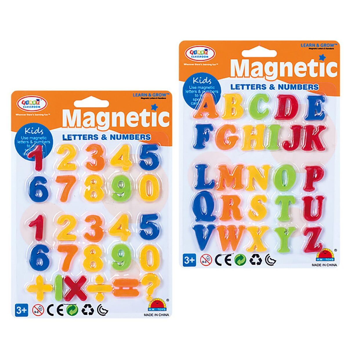 Μαγνητικά γράμματα & αριθμοί σε 15x21cm ToyMarkt 913533-ΤΕΜ(1) - Image 1