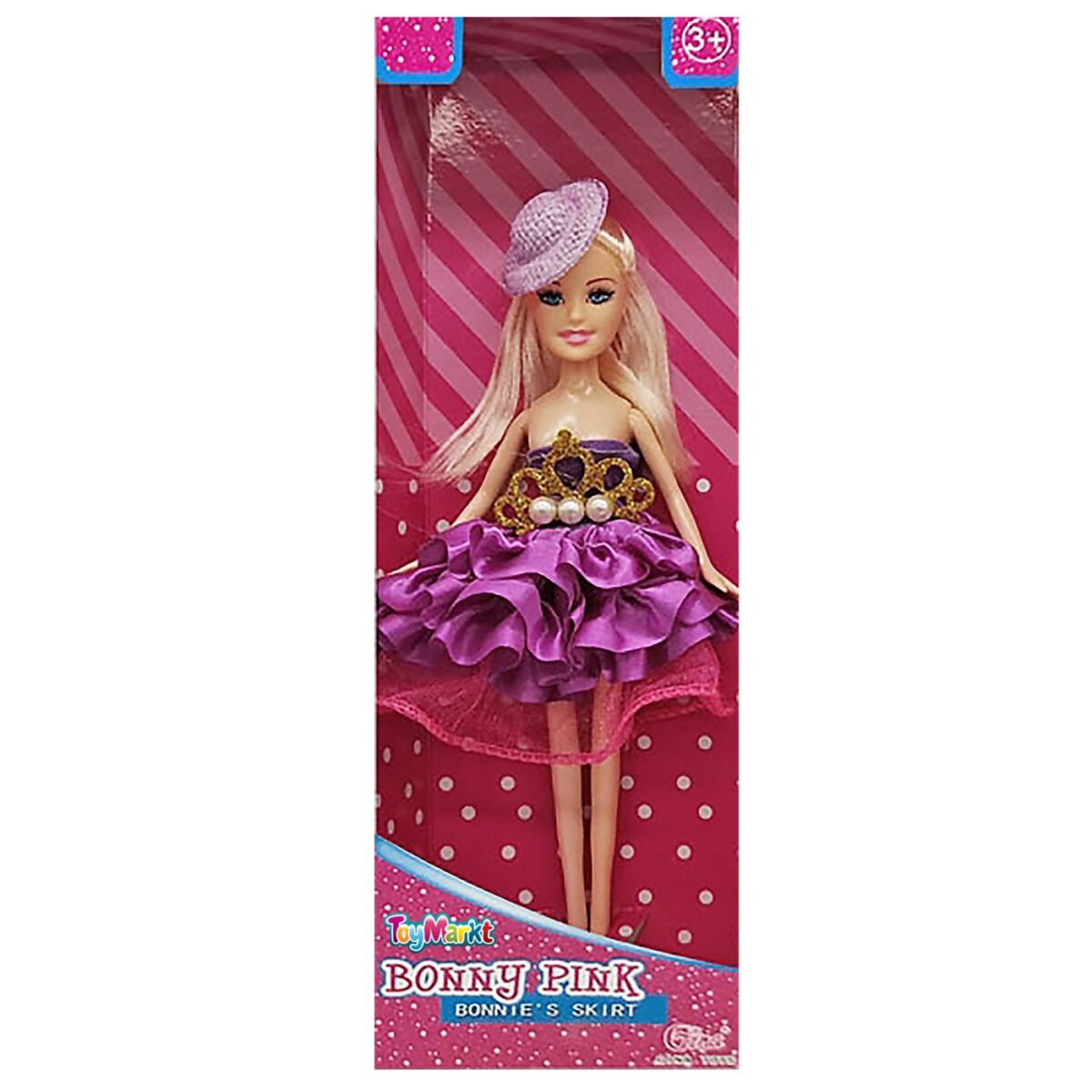 Κούκλα μοντέλο bonny με καπελάκι 10x29x5cm ToyMarkt 922093-ΤΕΜ(1) - Image 2