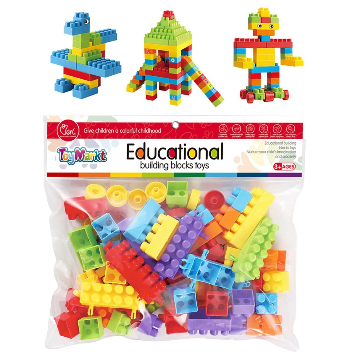ΜΕΓΑΛΑ ΤΟΥΒΛΑΚΙΑ ΣΕ ΜΕΓΑΛΟ ΣΑΚΟΥΛΑΚΙ 31x27cm ToyMarkt 95424-ΤΕΜ(1) - Image 1