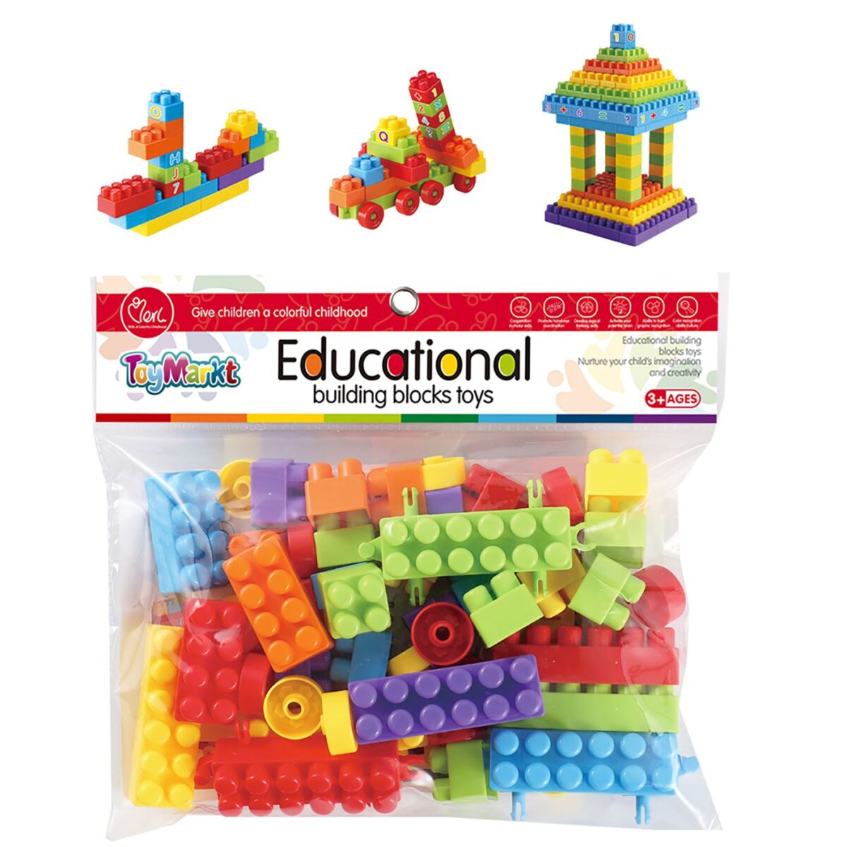 ΜΕΓΑΛΑ ΤΟΥΒΛΑΚΙΑ ΣΕ ΜΕΣΑΙΟ ΣΑΚΟΥΛΑΚΙ 26x23cm ToyMarkt 95426-ΤΕΜ(1) - Image 1
