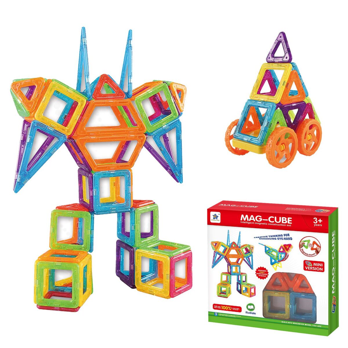 Μαγνητικά τουβλάκια μικρό σετ 20x20x6cm ToyMarkt 95445-ΤΕΜ(1) - Image 1