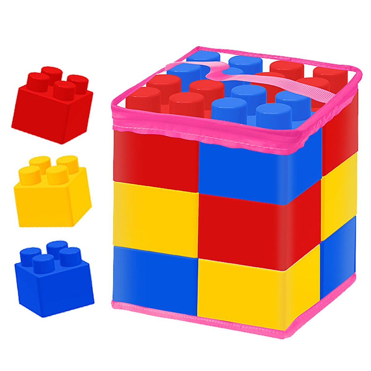 Τουβλάκια Μεγάλου Μεγέθους 12 τεμ 19x19x23cm ToyMarkt 95448-ΤΕΜ(1) - Image 1