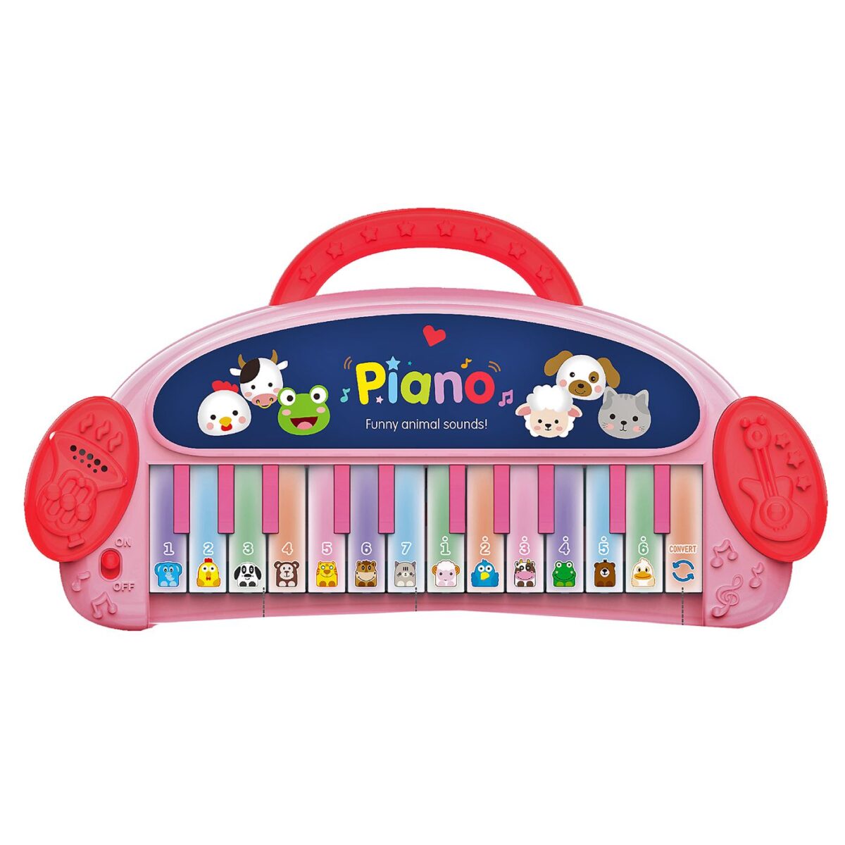 Piano Funny Animal Sounds 35x20x5cm ToyMarkt 96167-ΤΕΜ(1) - Image 2
