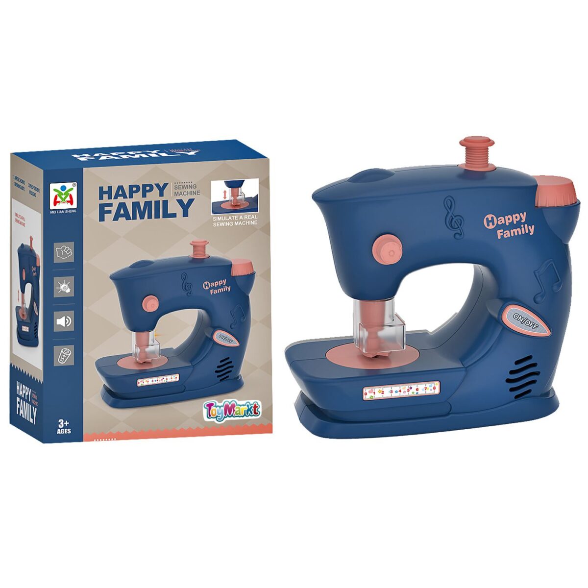 ΜΙΚΡΗ ΡΑΠΤΟΜΗΧΑΝΗ ΜΠΑΤΑΡΙΑΣ 14x17x10cm ToyMarkt 971164-ΤΕΜ(1) - Image 1