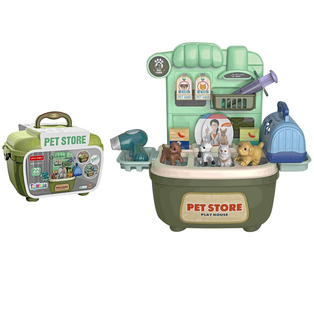 PET STORE ΒΑΛΙΤΣΑΚΙ 22 ΤΕΜ 19x13x12cm ToyMarkt 971178-ΤΕΜ(1) - Image 1