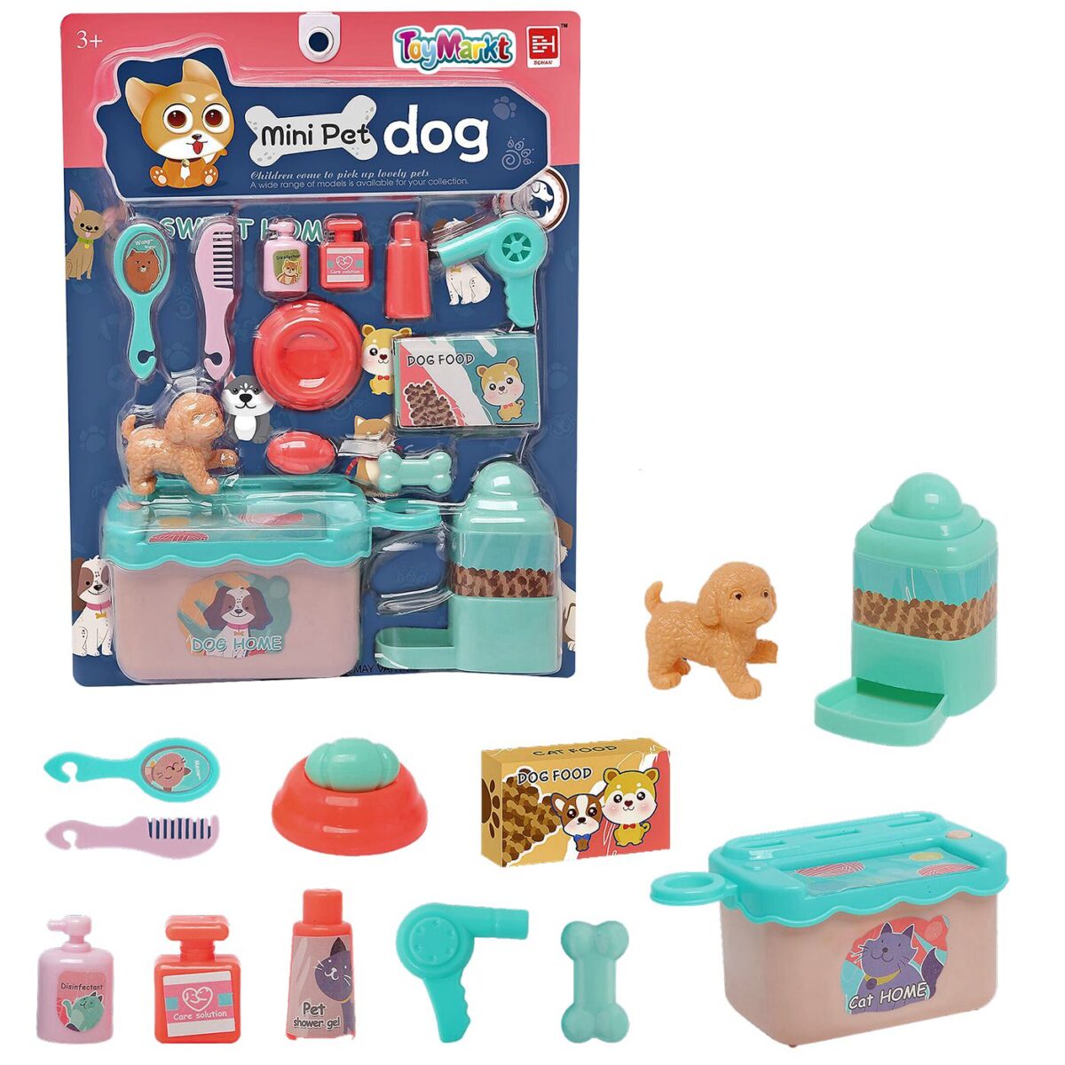 ΚΑΡΤΕΛΑ ΚΑΤΟΙΚΙΔΙΑ MINI PET DOG 19x25x5cm ToyMarkt 971183-ΤΕΜ(1) - Image 1