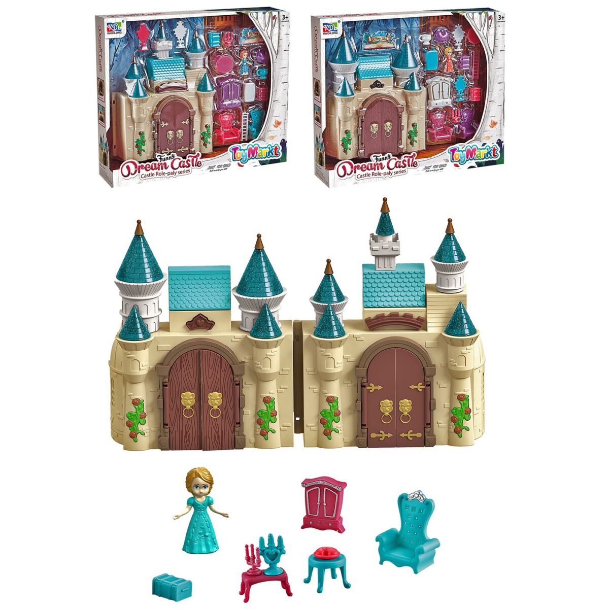 ΚΑΣΤΡΟ FUNNY DREAM CASTLE 32x26x7.5cm ToyMarkt 971195-ΤΕΜ(1) - Image 1
