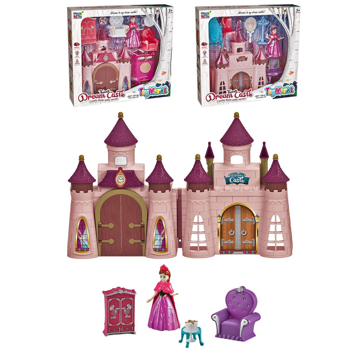 ΚΑΣΤΡΟ FUNNY DREAM CASTLE 30x28x7cm ToyMarkt 971197-ΤΕΜ(1) - Image 1