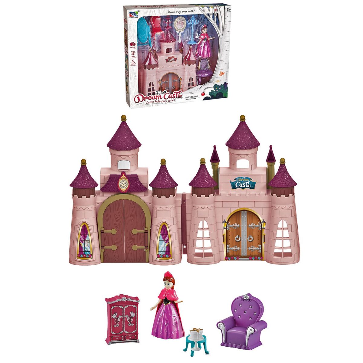 ΚΑΣΤΡΟ FUNNY DREAM CASTLE 30x28x7cm ToyMarkt 971197-ΤΕΜ(1) - Image 2