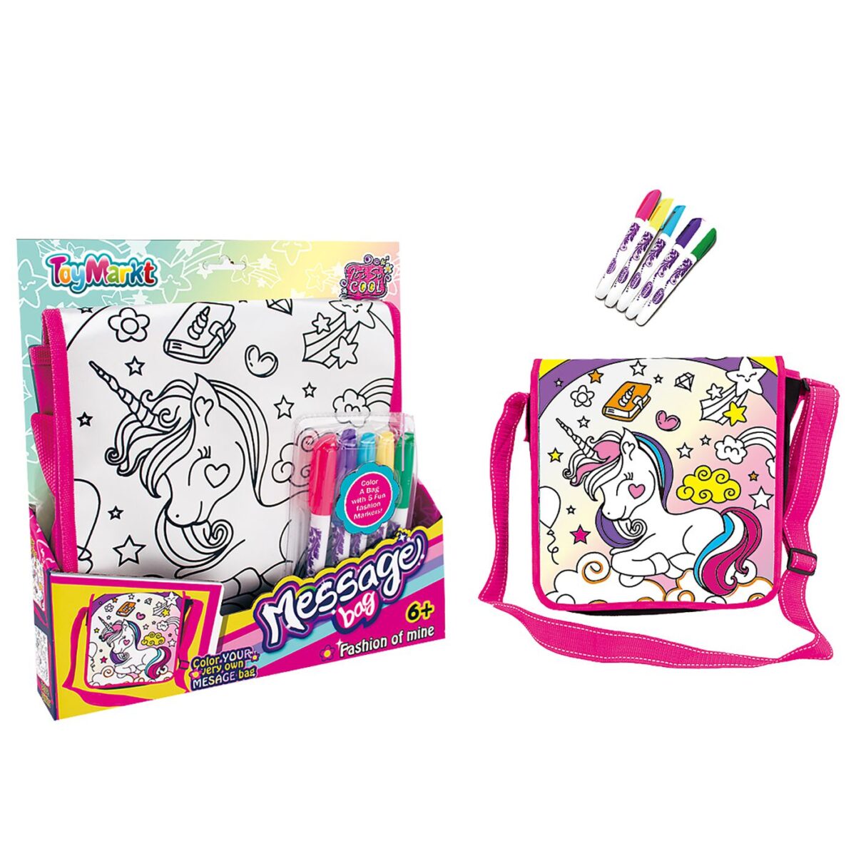 ΤΣΑΝΤΑ MESSAGE BAG ΜΟΝΟΚΕΡΩΣ 28x28x5cm ToyMarkt 971217-ΤΕΜ(1) - Image 1