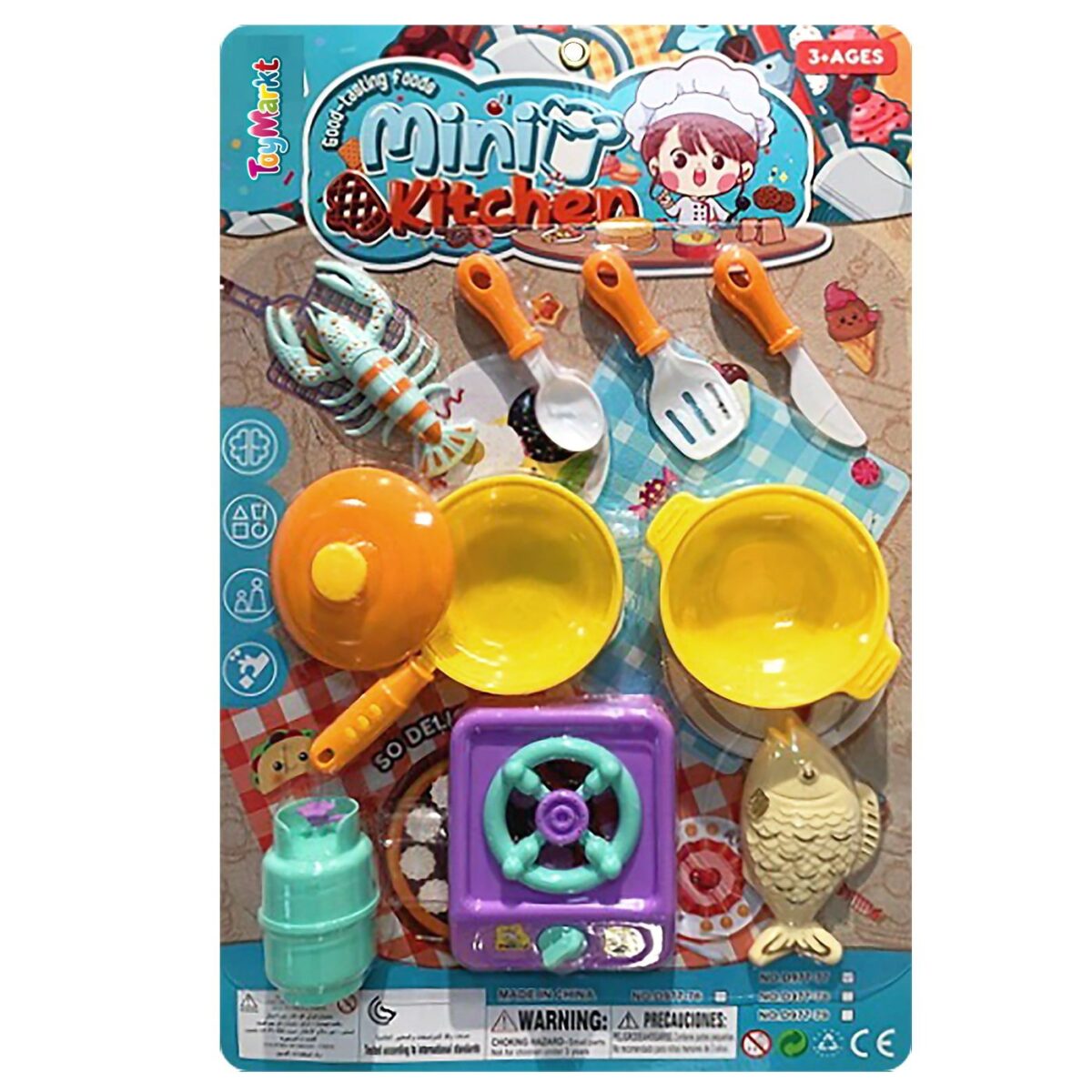 ΚΟΥΖΙΝΙΚΑ ΚΑΡΤΕΛΑ ΓΚΑΖΙΕΡΑ 28x43cm ToyMarkt 971252-ΤΕΜ(1) - Image 1