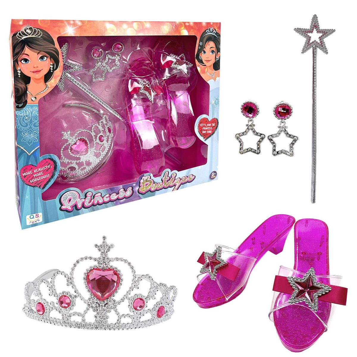 ΣΕΤ ΟΜΟΡΦΙΑΣ PRINCESS ΜΕ ΚΟΡΩΝΑ ΚΟΥΤΙ 32x28x5cm ToyMarkt 971264-ΤΕΜ(1) - Image 1