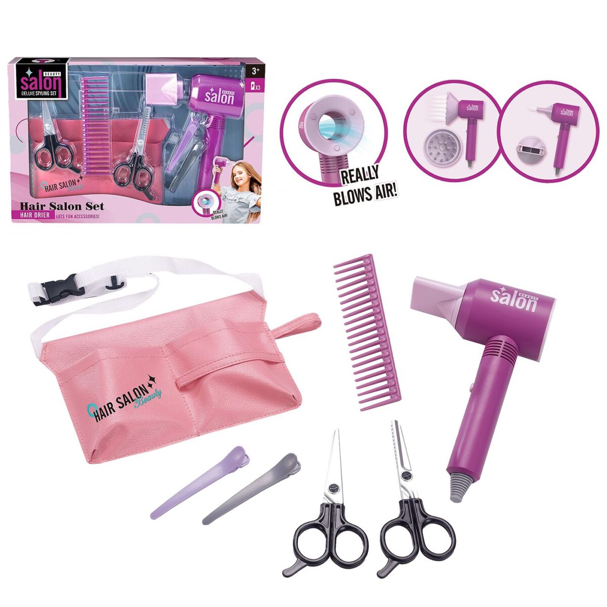 ΣΕΤ SALON ΤΣΑΝΤΑΚΙ, ΣΕΣΟΥΑΡ ΒΓΑΖΕΙ ΑΕΡΑ 39x26x7cm ToyMarkt 971265-ΤΕΜ(1) - Image 1